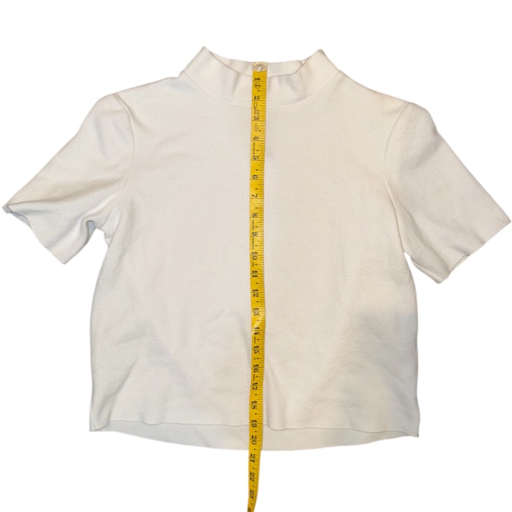 Zara Ribbed Turtle Neck Crop Top - Picture 6 of 7